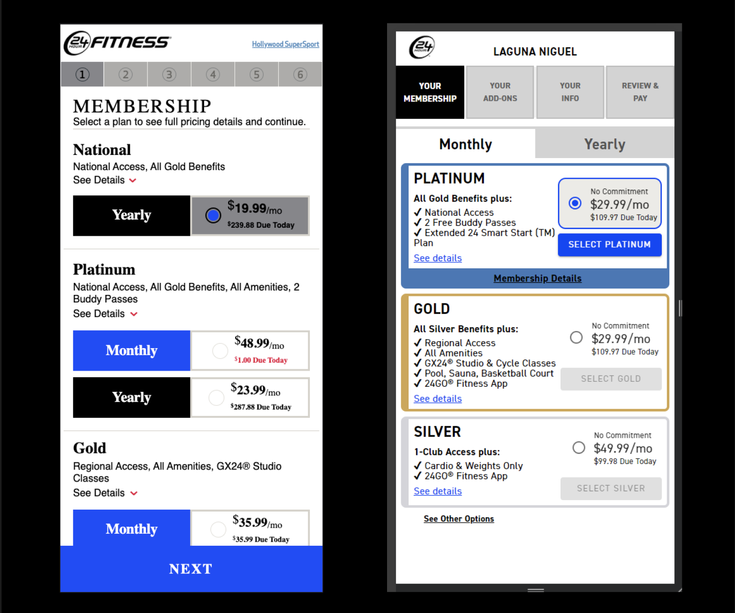 First Example of Changes